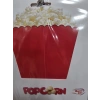 Mısır Kutusu Popcorn 8 li Düz Renk