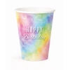 Karton Bardak Makaron Happy Birthday 8 Parça