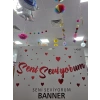 Seni Seviyorum Banner Kırmızı
