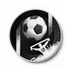 Siyah Beyaz Taraftar Futbol Temalı Parti Set