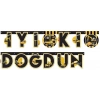 İnşaat Temalı İyi ki Doğdun Harf Banner