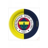 Lisanslı Fenerbahçe Temalı Karton Tabak 8 li