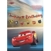 Şimşek McQueen Temalı Yarış Arabası Happy Birthday Banner