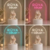 Işıklı Neon Fon Tabela