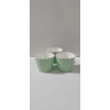 Cupcake Kapsül Makaron Su Yeşili 25 adet 6.5x5 cm