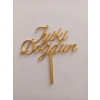İyiki Doğdun Gold 3D Baskı 13cm