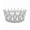 Metal Taç Gümüş 12 cm