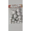 Pasta süsleme topları sedef beyaz