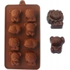 Silikon Sevimli Hayvanlar Çikolata Kek Silikon Kalıp