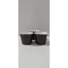 Siyah renk Cupcake Kapsül 6.5x5 cm 25 adet