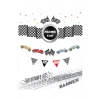 Yarış Arabalı Temalı Banner 9 Parça