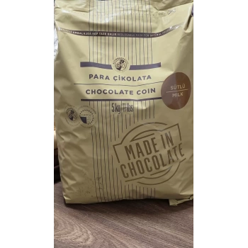 Altınmark Kuvertür Sütlü Para Pul Çikolata 5 kg