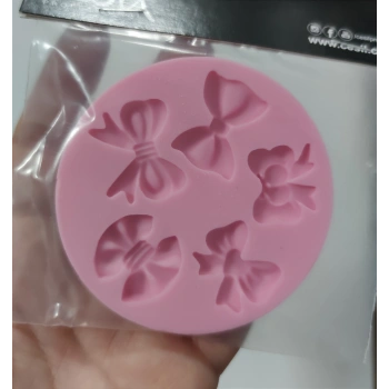 Cesil 5 li Fiyonk Set Silikon Kalıp 7.5*7.5 cm