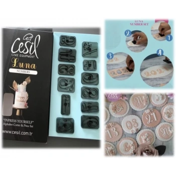Cesil Luna Rakam Set