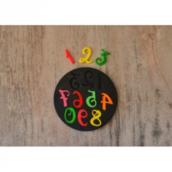 Cesil Kaligrafi Curly Rakam 15*15 cm