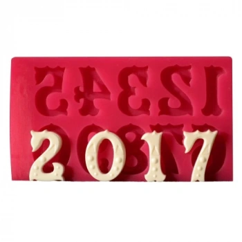 Cesil Zebra Wood Silikon Rakamlar 16*11 cm