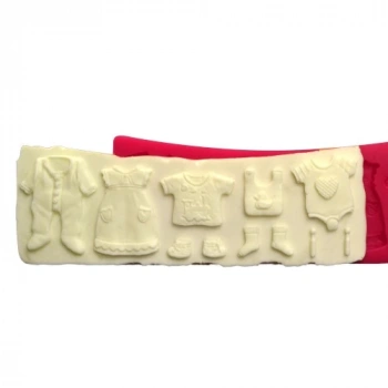 Cesil Çocuk Elbise Takımı Silikon Kalıp 17*6 cm