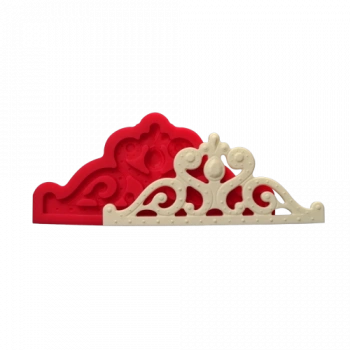 Cesil Küçük Boy Elmaslı Taç 13*7 cm Cupcake Üstü Taç