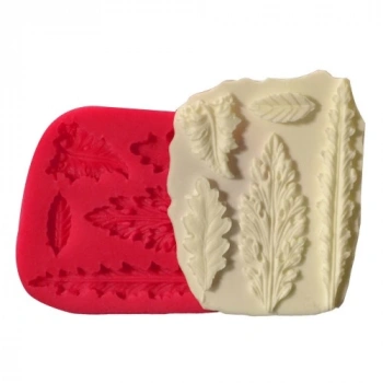 Cesil Beşli Yaprak Silikon Kalıp 8.5*11 cm