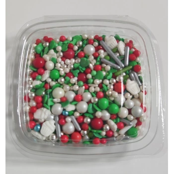 Süsleme Şekeri Sprinkles Draje Yılbaşı 100 Gr