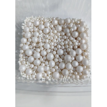 100 Gr Sprinkles İnci Beyazı Karışık Boy Süsleme Şekeri