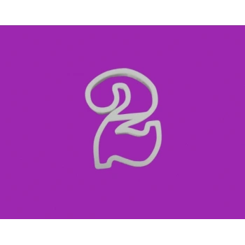 2 Rakam Kurabiye Kesici 8 cm