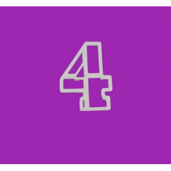 4 Rakam Kurabiye Kesici 8 cm
