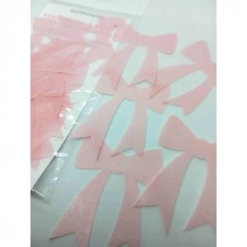 Yenilebilir Kağıt Kullanıma Hazır Fiyonklar Pembe