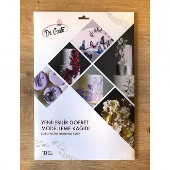 Dr Gusto Yenilebilir Gofret Modelleme Kağıdı 10 Adet