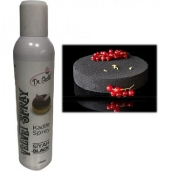 Dr Gusto Velvet Siyah Kadife Sprey Boya 250 Gr