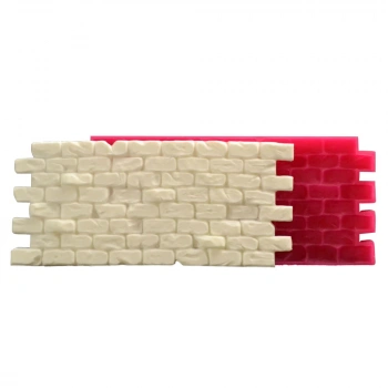 Cesil Tuğla Duvar Dekor Büyük Silikon Kalıp 15x7.5 cm