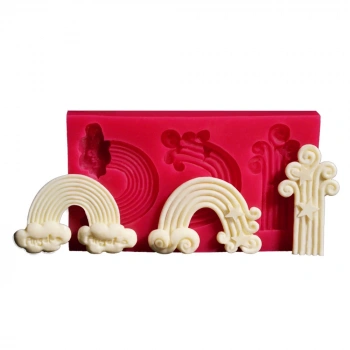 Cesil Gökkuşağı Silikon Kalıp 10.5x5.5 cm