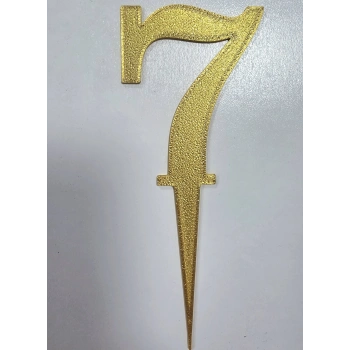 3d Filament Baskı 7 Rakamı 8 cm