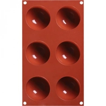 Yarım Küre Silikon Kalıp 6 lı