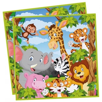 Lisanslı Safari Kağıt Peçete 16 Parça