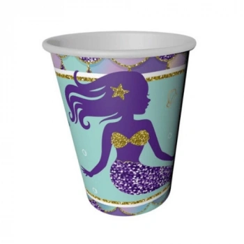 Lisanslı Deniz Kızı Bardak 8 Parça