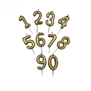 Rakam Mum Gold 1 Adet