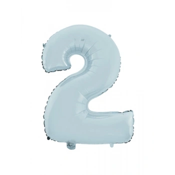 FOLYO BALON 66 CM 2 RAKAM MAVİ 26(HELYUMA UYGUN)