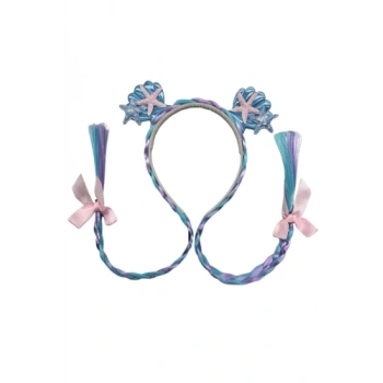 Taç Saç Tokalı Deniz Kızı Model Örgülü