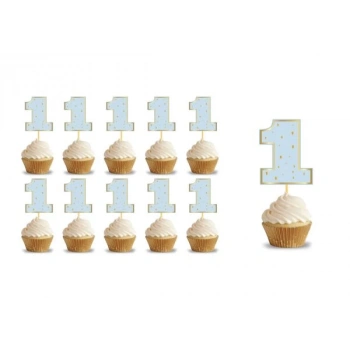 Kürdan 1 Yaş Mavi 10 Parça