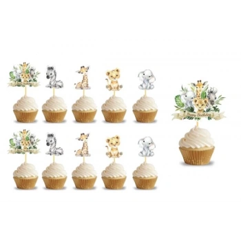 Kürdan Baby Safari Animal 10 Parça