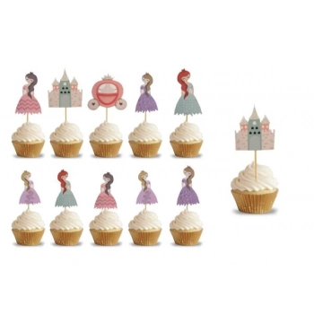 Kürdan Prenses Şatolu Baskılı 10 Parça