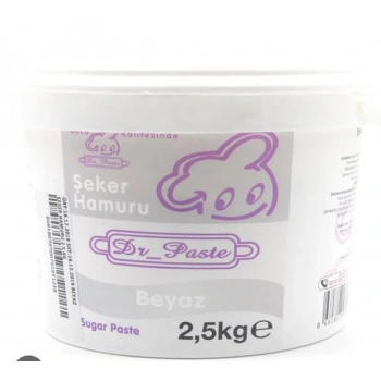 Dr Paste Beyaz Şeker Hamuru 2.5 kg