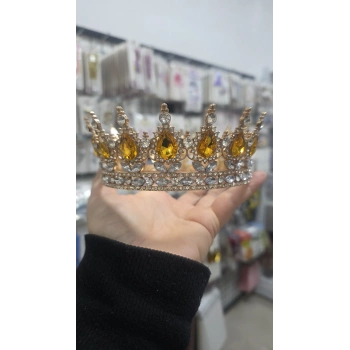 Pasta Üstü Metal Taç