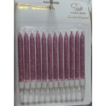 12 li Rose Gold Pembe Mum