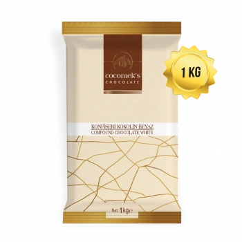 Cocomeks 1 kg Fildişi Beyaz Konfiseri Kokolin Çikolata
