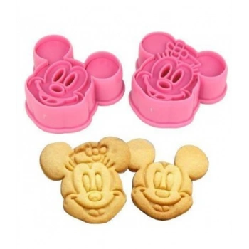 Minnie Mickey Mouse Kurabiye Kalıbı Plastik Kesici