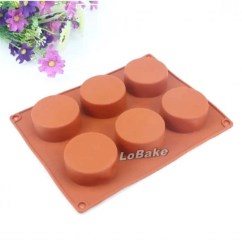 6 LI YUVARLAK SİLİKON KALIP