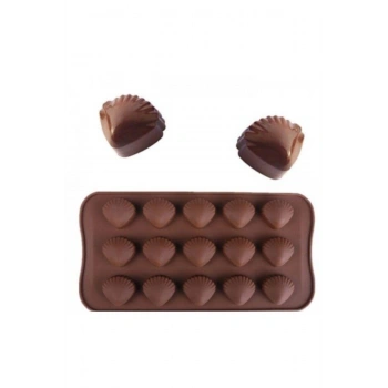 İstiridye Deniz Kabuğu Küçük Boy Çikolata Kalıbı