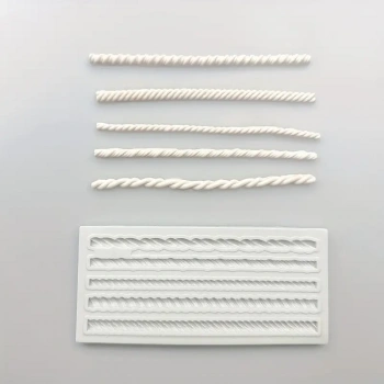 5 li Burgu Silikon Kalıp Küçük Boy